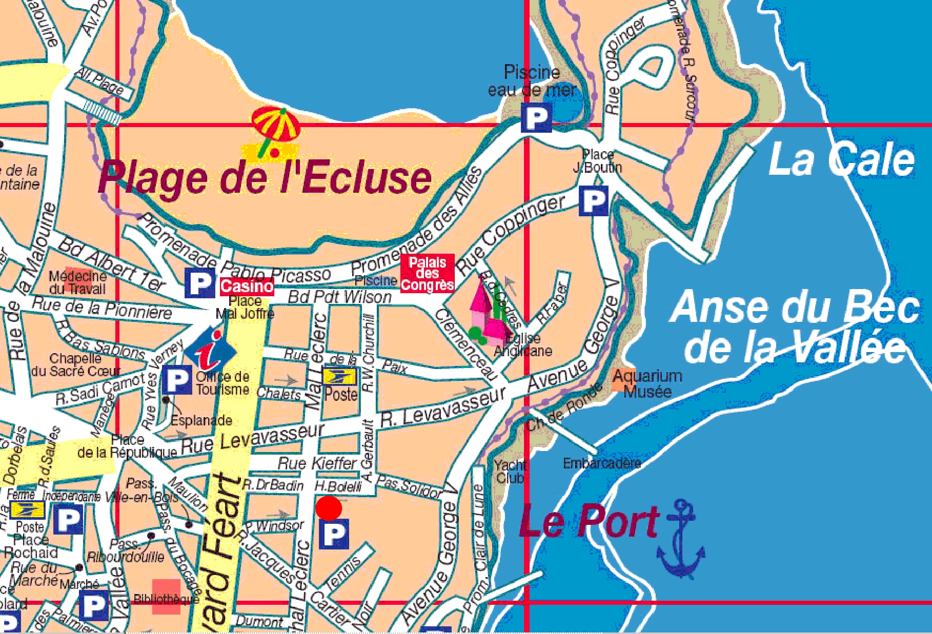 Plan location studio etudiant sur Dinard : Lyce hotelier ou CREPS