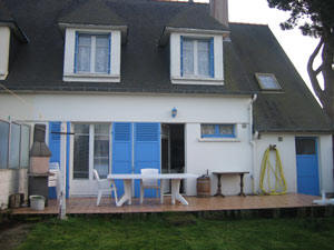 Maison pour 9 personnes en location de vacances sur Dinard. Quartier de Saint Enogat